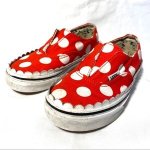 Disney VANS Kids MINNIE MOUSE Shoes size 11.5